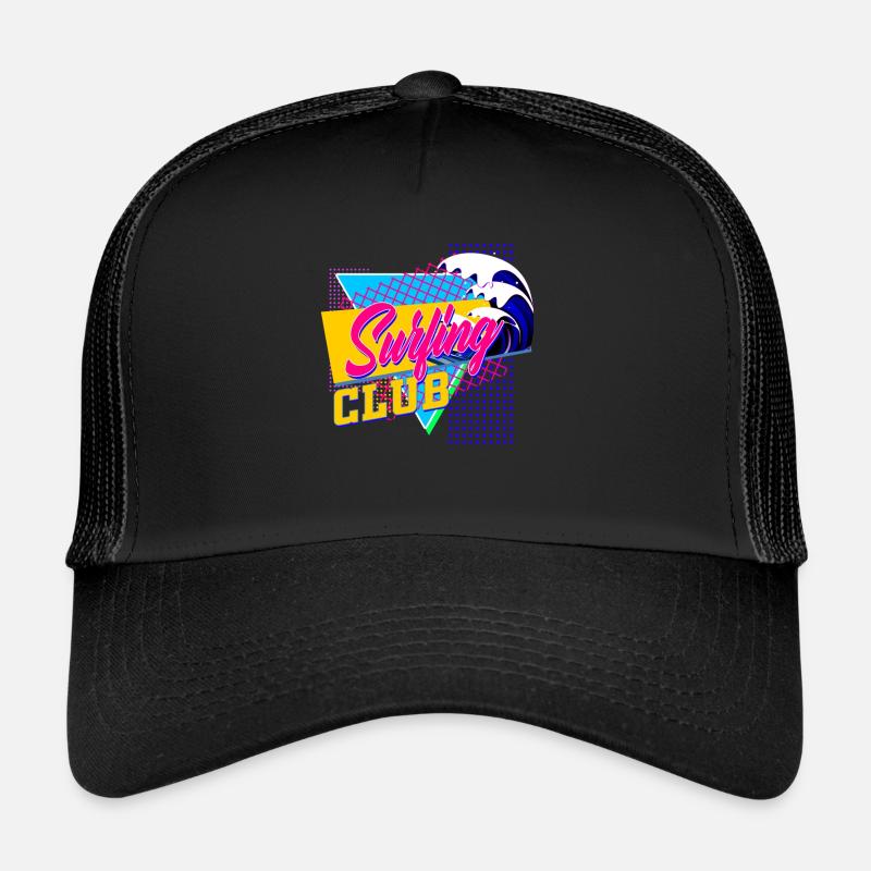 Fête des années 80 Casquette trucker 