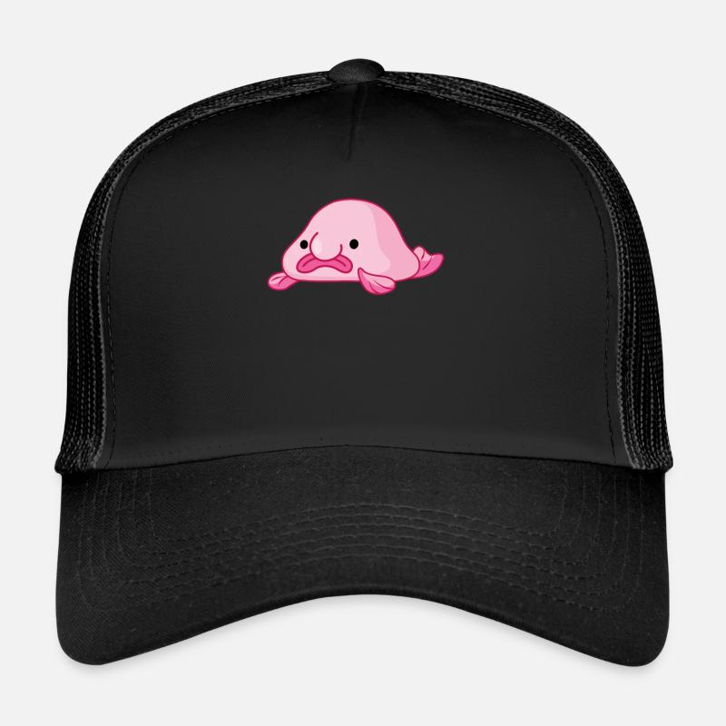 Blubfisch ugliest fish for angler gift Trucker Cap