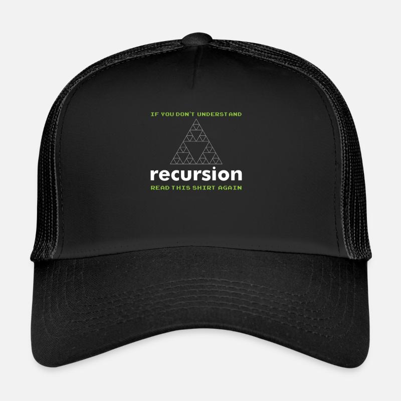 Programmierer - Trucker Cap - Schwarz/Schwarz