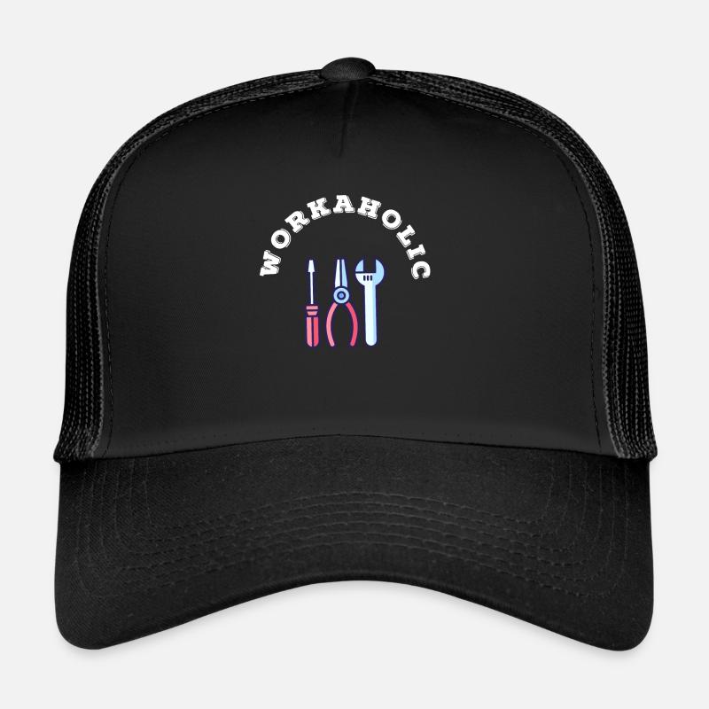Ich bin Workaholic Geschenkidee Geburtstag Trucker Cap