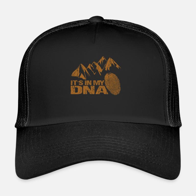 alpinisme - Casquette trucker  - noir/noir