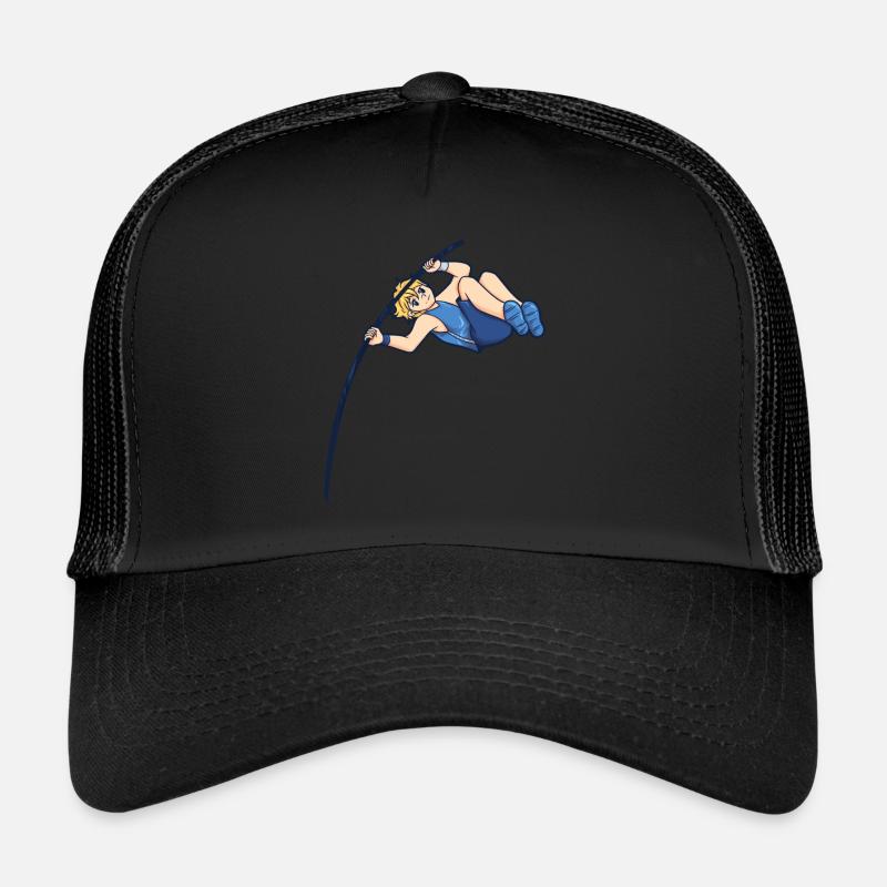 Sport Athlet Stabhochsprung Geschenk Trucker Cap