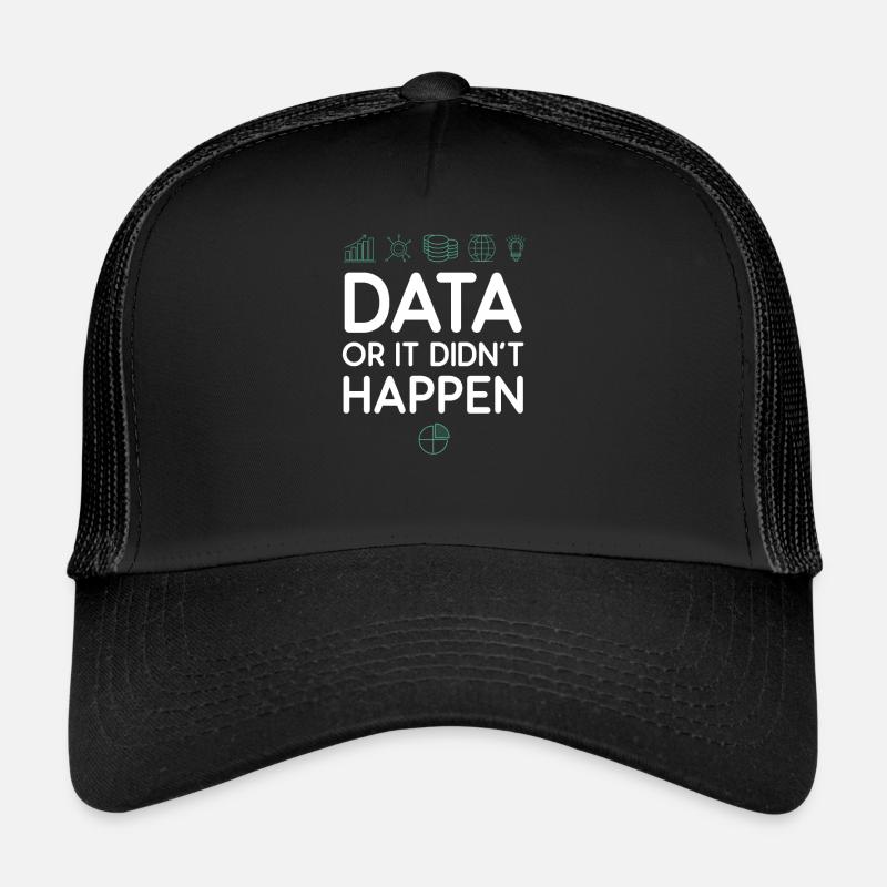 Daten oder es passierte kein lustiger Datenanalyst Trucker Cap