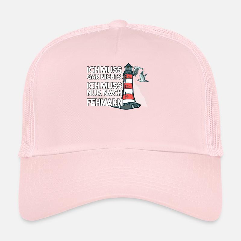 Ich muss garnichts ich muss nur nach Fehmarn Trucker Cap