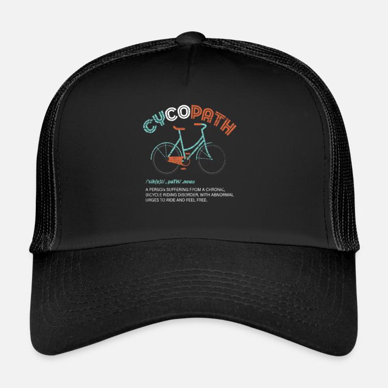 Cycopathe à vélo Casquette trucker 