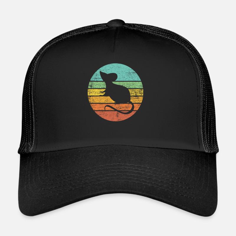 Ratte - Trucker Cap - Schwarz/Schwarz