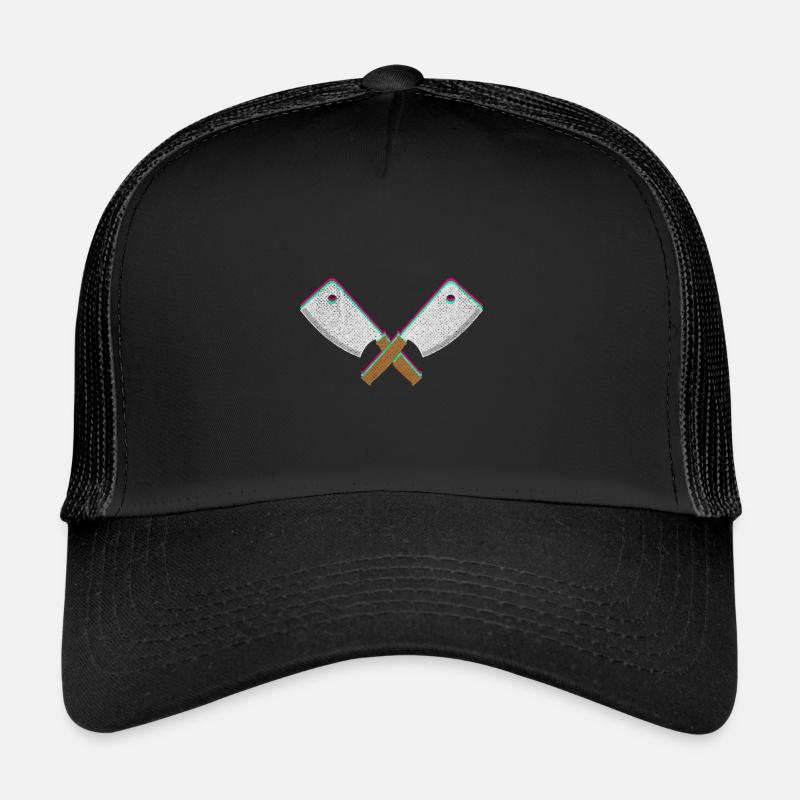 Couteau de boucher boucher cadeau de boucher Casquette trucker 