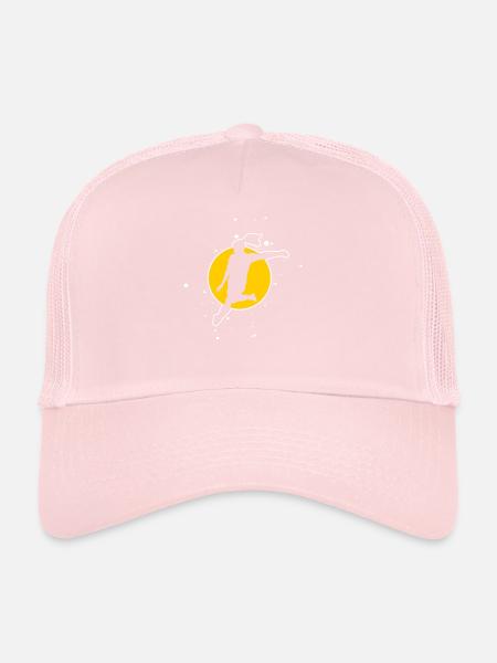 women's soccer - Trucker Cap - pale pink - Front