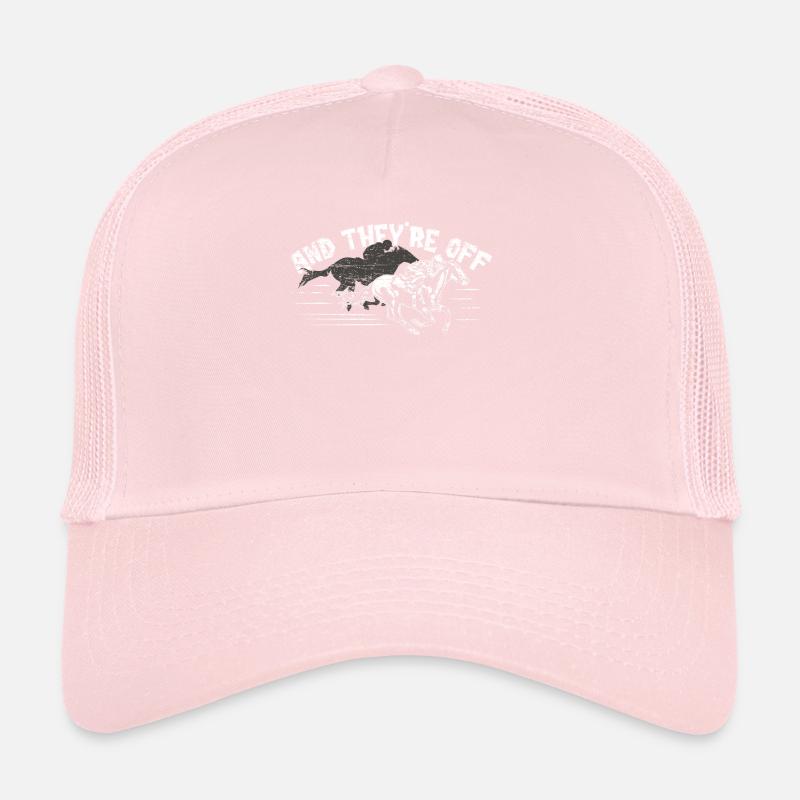Chevaux courses de chevaux Casquette trucker 