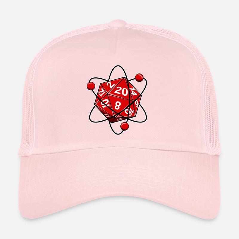 Nerd de la physique électronique du cube D20 Casquette trucker 
