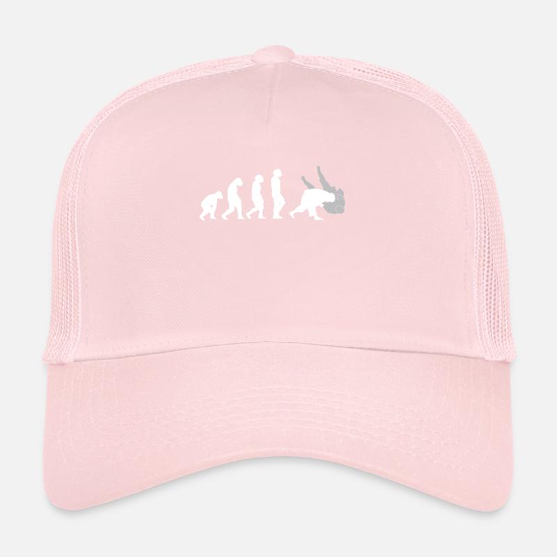 Judo Evolution cooles Judoka Retro Geschenk Trucker Cap