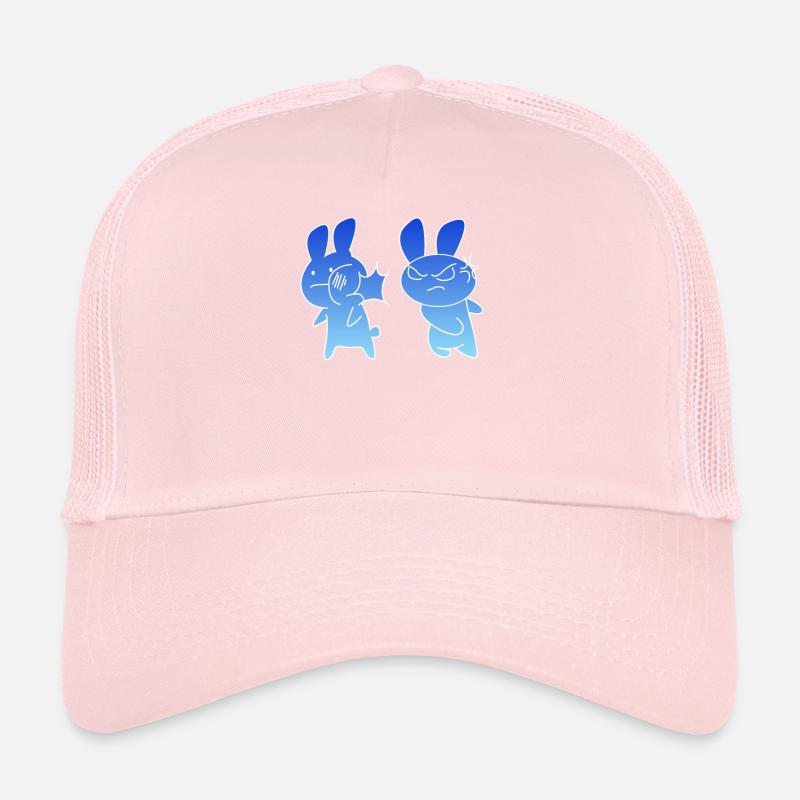 Baka Rabbit Face Slapping Japan cadeau drôle Casquette trucker 