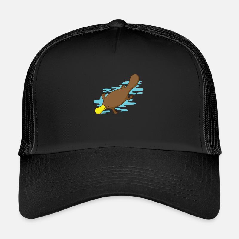 Ornithorynque dans l'eau Casquette trucker 