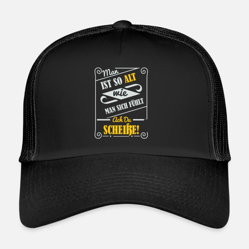 Älter werden, Alter, Alt Trucker Cap