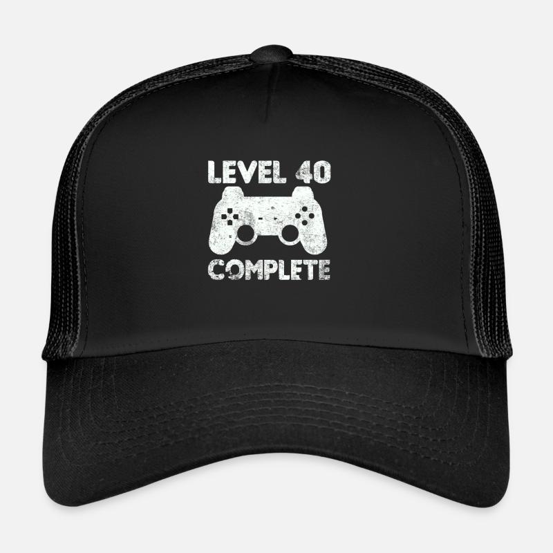 Level 40 Complete 40. Geburtstag 1979 Trucker Cap