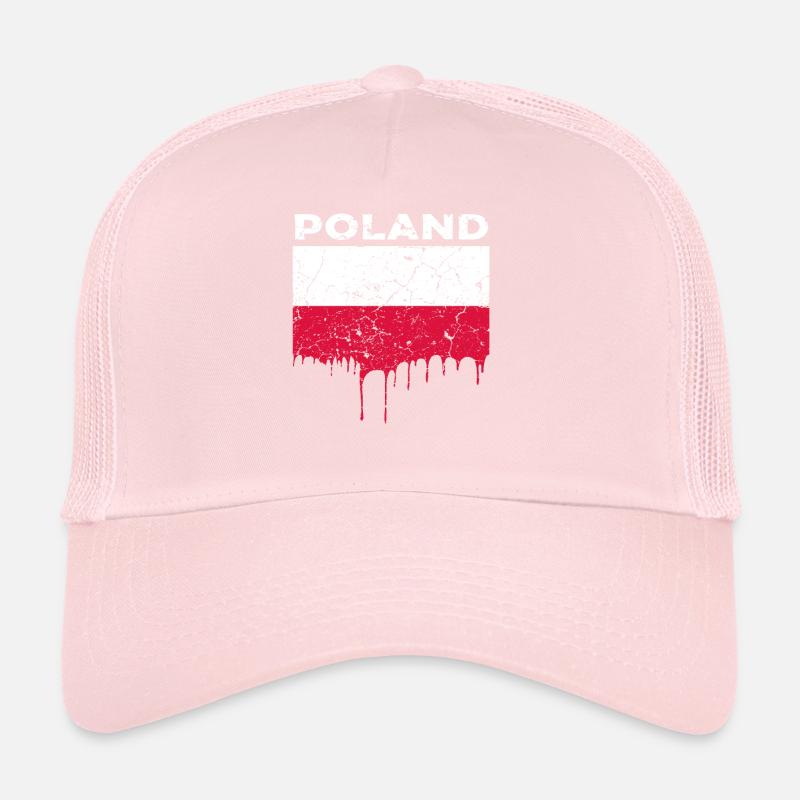 Poland Flag Trucker Cap