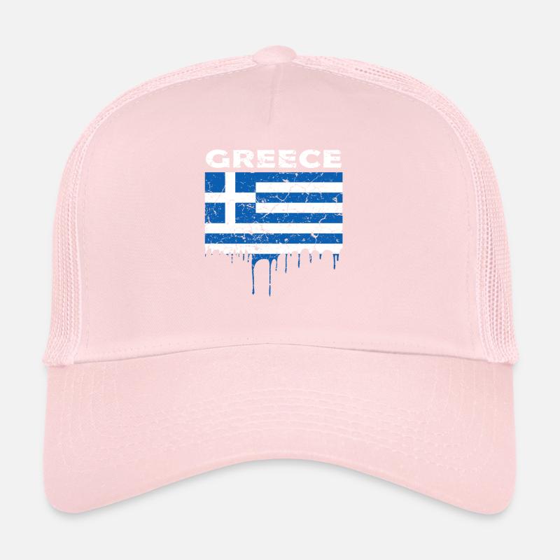 Drapeau de la grèce Casquette trucker 