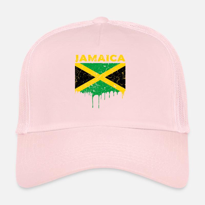 Jamaica flag Trucker Cap