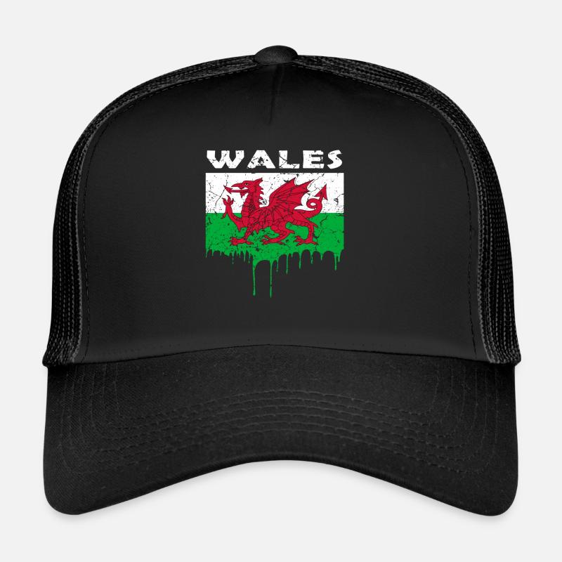 Wales Flagge Trucker Cap