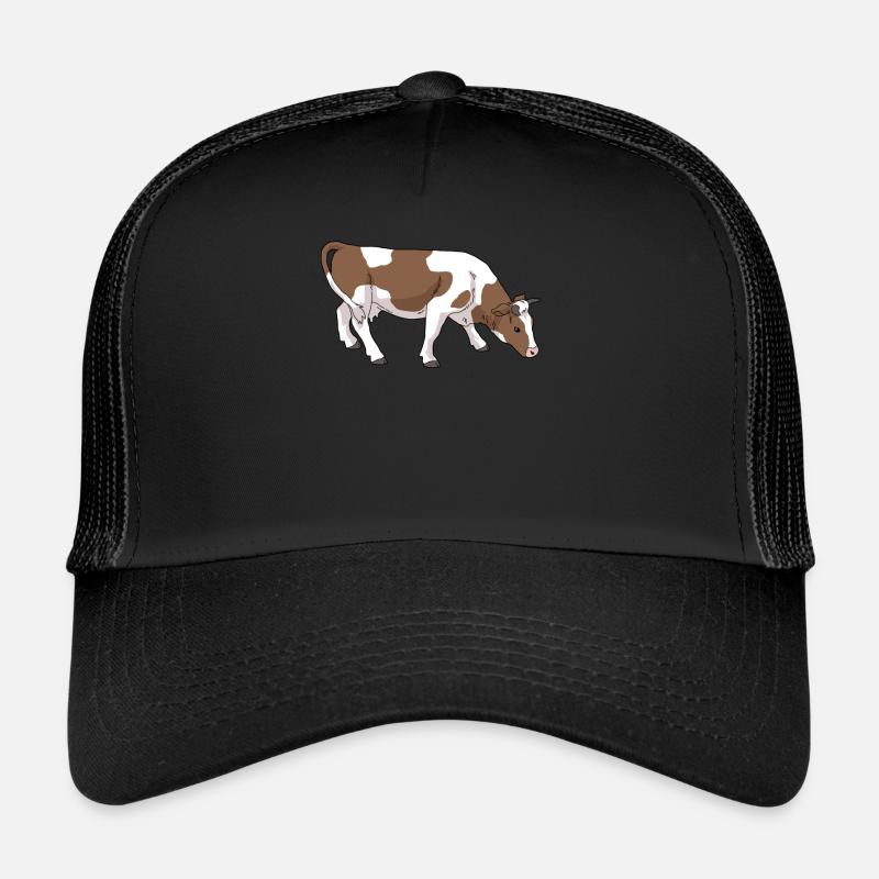 Vache à taches brunes Casquette trucker 