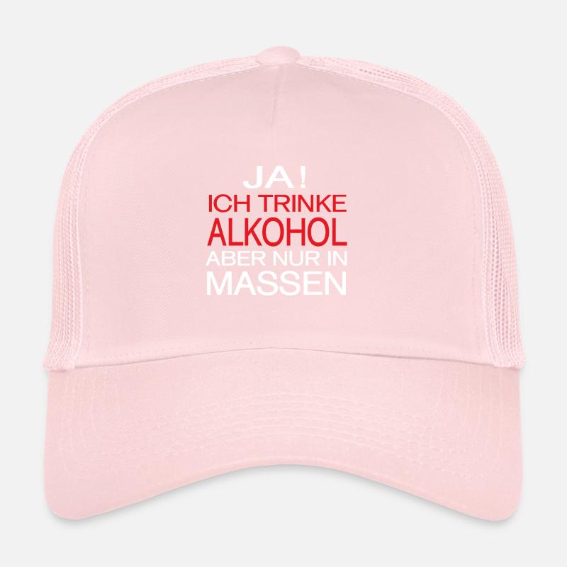 Alkohol Spruch Trucker Cap