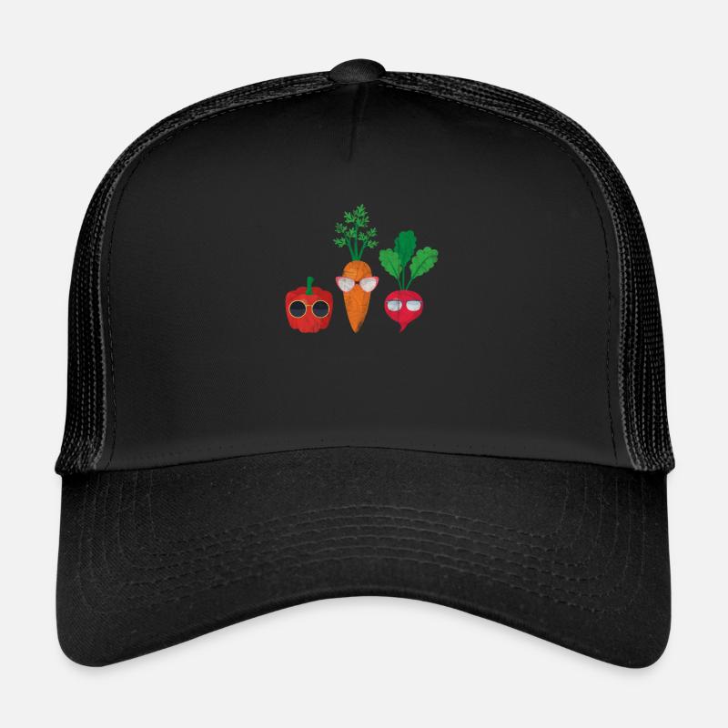 Vegan - Trucker Cap - Schwarz/Schwarz