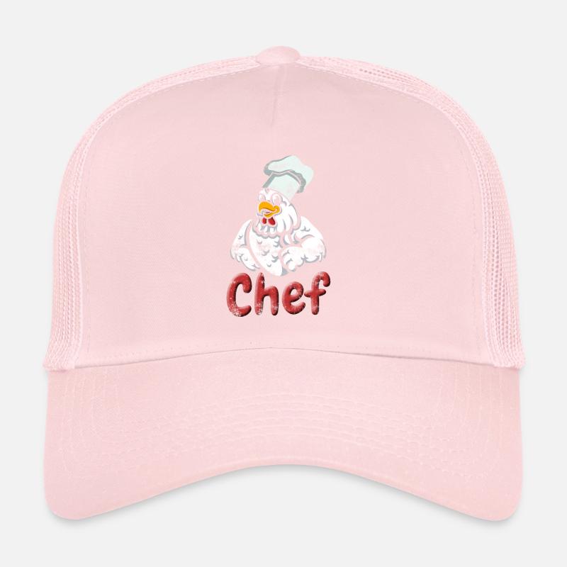 Chef chicken cooking kitchen baking gift Trucker Cap