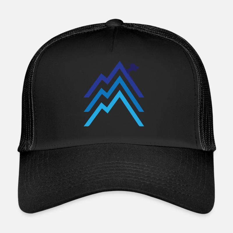 Skiing - skiing Trucker Cap