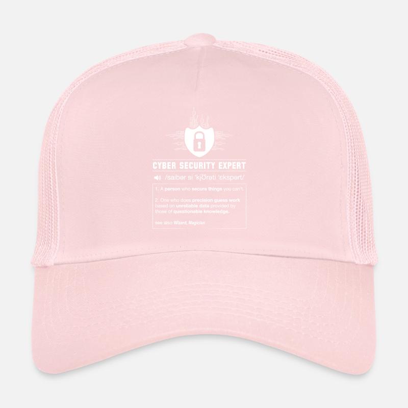 Programmeur de définition de cybersécurité IT nerd Casquette trucker 