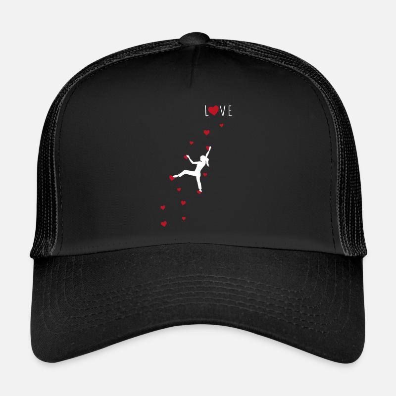 Love Bouldering Climbing Fun d'escalade gratuit Casquette trucker 