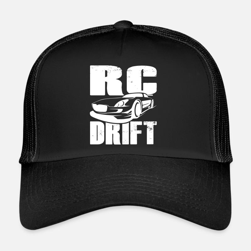 RC - Drift - Trucker Cap - Schwarz/Schwarz