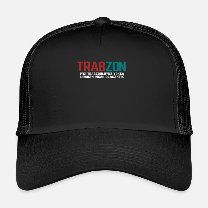 Trabzon - Trucker Cap - Schwarz/Schwarz