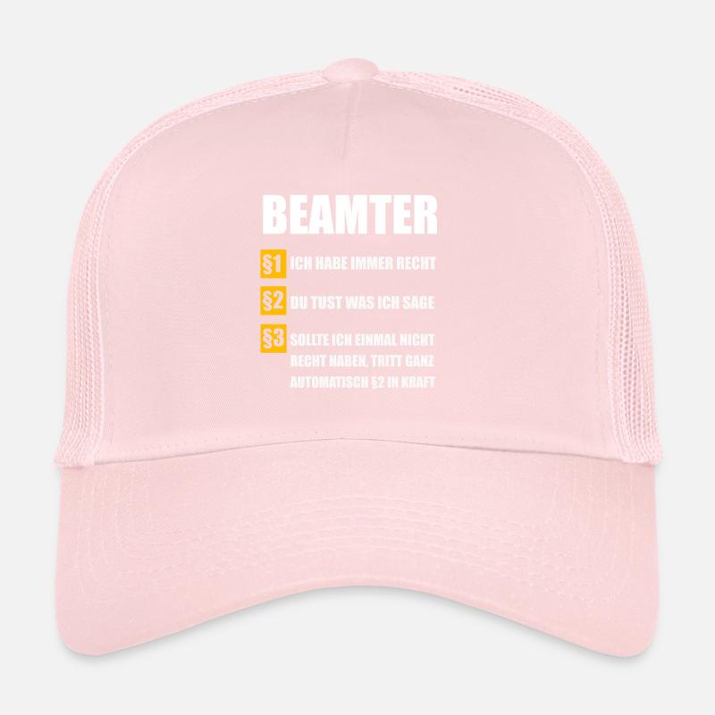 Beamter Beamte Beamtin Geschenk Trucker Cap
