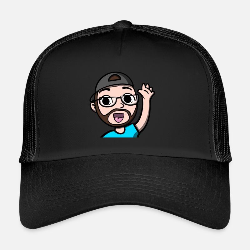 Funny Hi Emoji comic design by gaming streamer Trucker Cap
