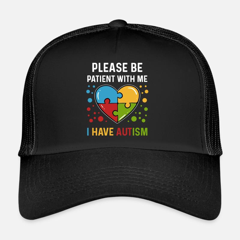 autism - Trucker Cap - black/black