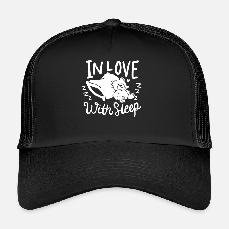 Dormir - Casquette trucker  - noir/noir
