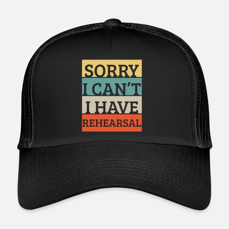 Theater - Trucker Cap - Schwarz/Schwarz