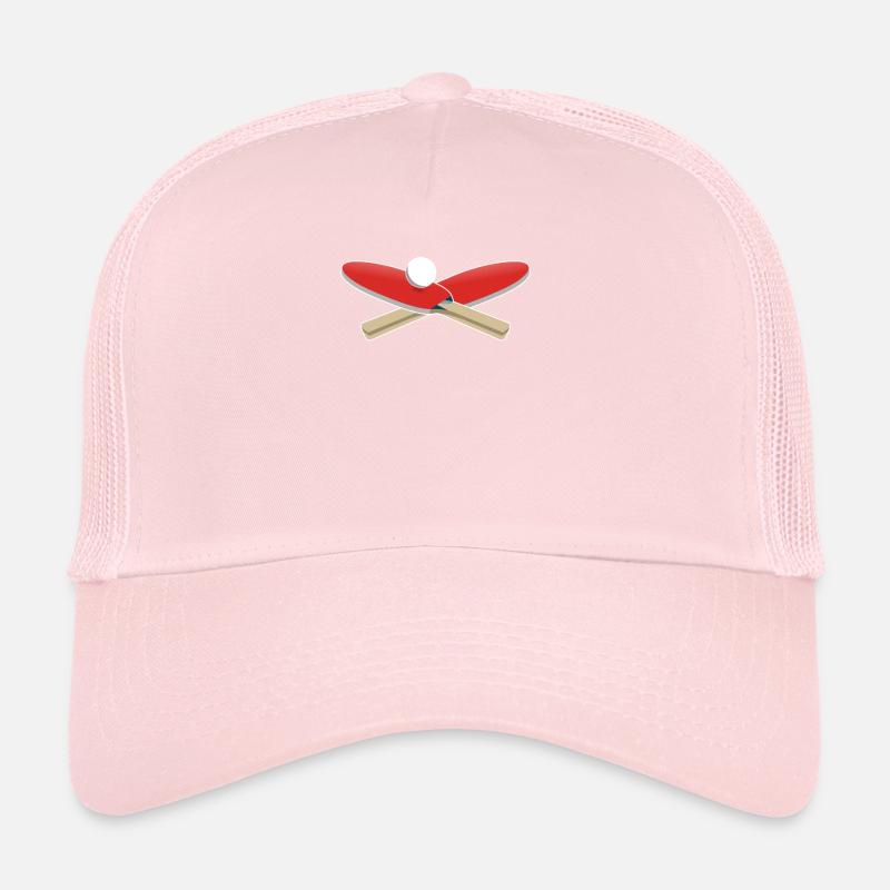 Raquette de tennis de table avec balle de tennis de table Casquette trucker 