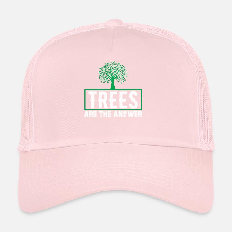 Les arbres sont la réponse! Conception de protection de la nature Casquette trucker 