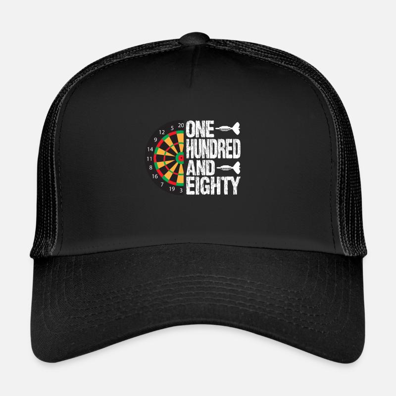 Darts dart board darts 180 darts darts - Trucker Cap - black/black