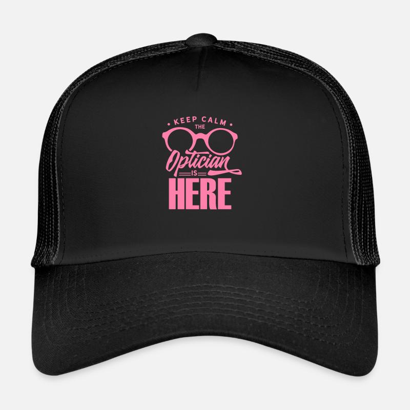 Opticien Opticien Optique Profession Équipe Casquette trucker 