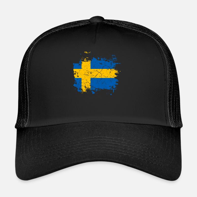 Drapeau suède Casquette trucker 