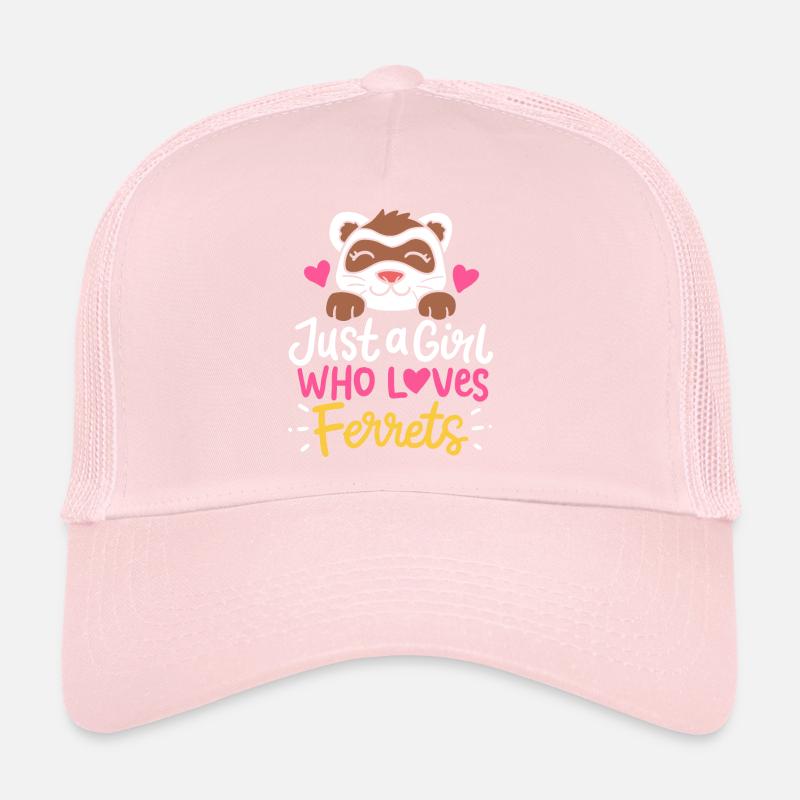 Frettchen Lieblingstier Trucker Cap