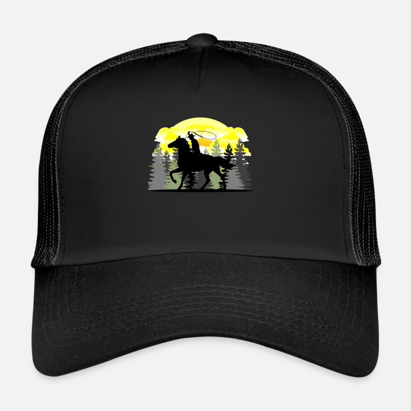 Western riding Trucker Cap