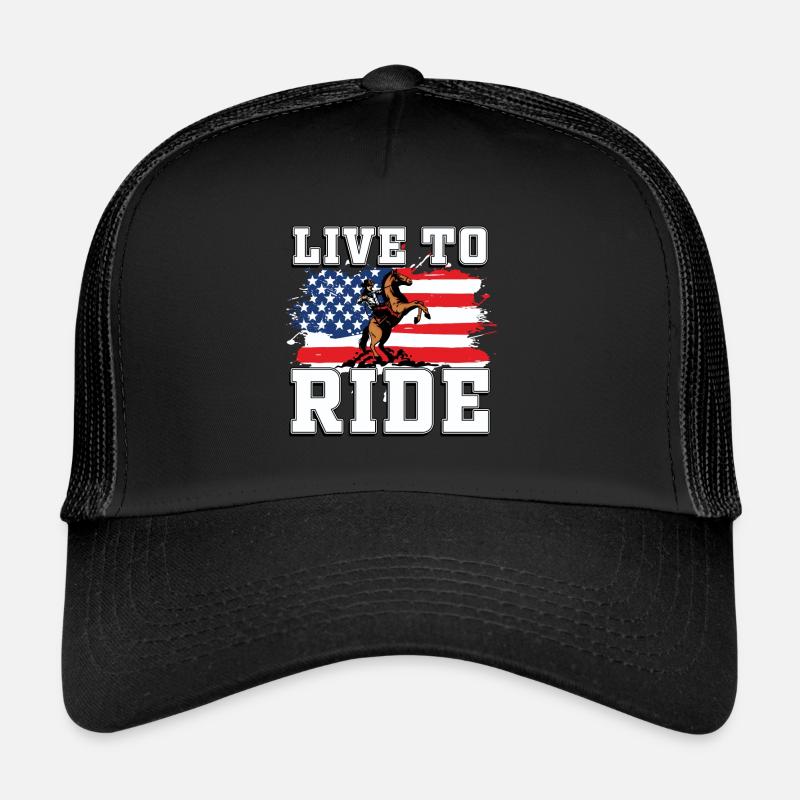 Western riding Trucker Cap