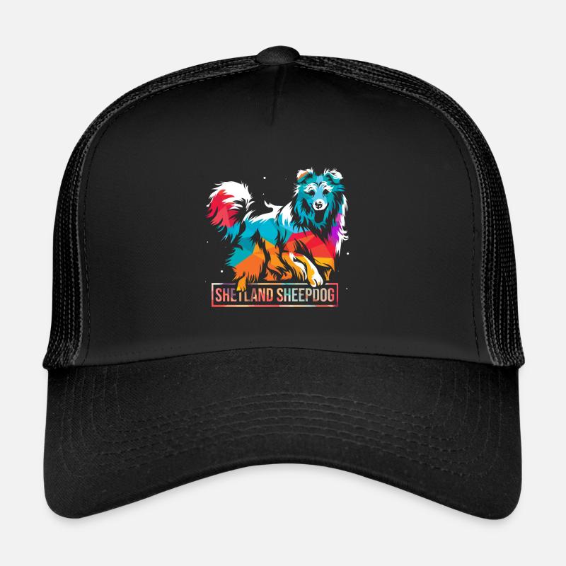 Shetland sheepdog Trucker Cap
