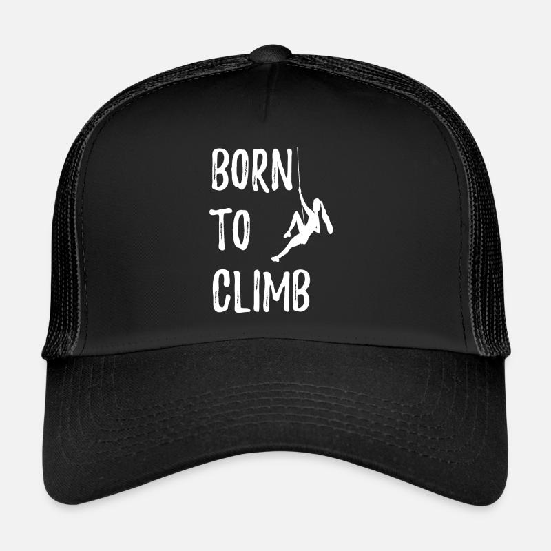 Bouldern - Trucker Cap - Schwarz/Schwarz