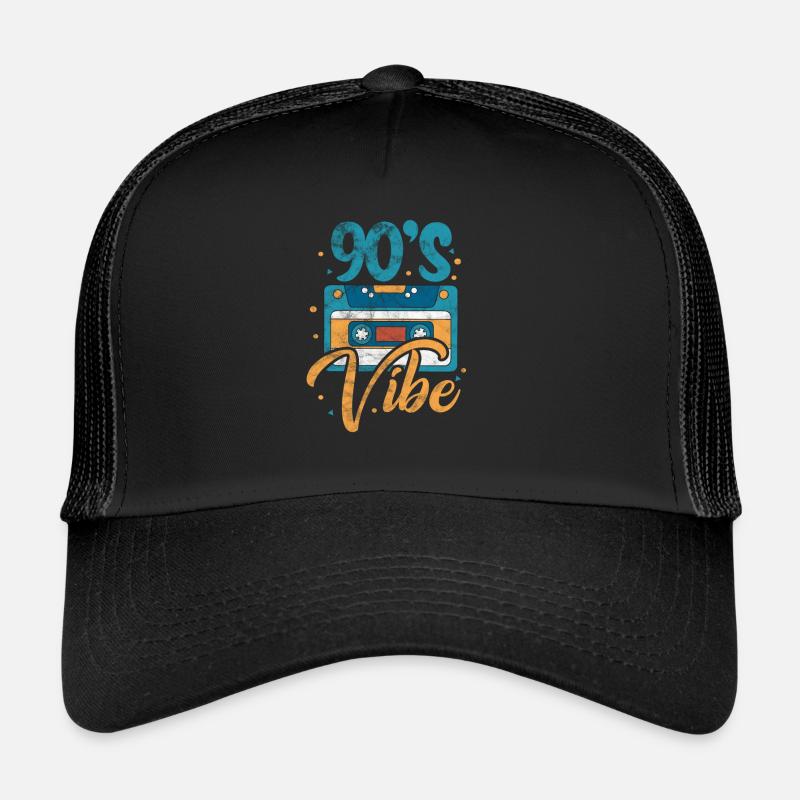 90er Jahre Neunziger 90s Kassette Retro Geschenk Trucker Cap