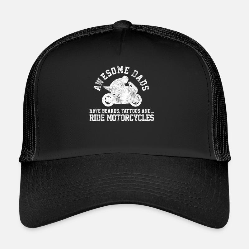 Motorrad Vater Bart Trucker Cap