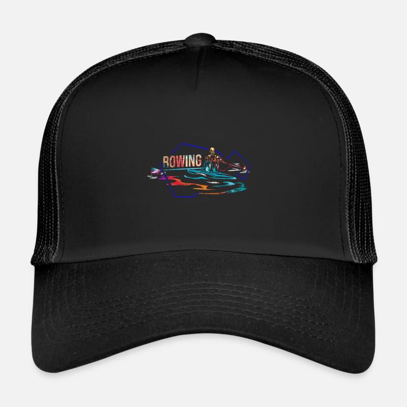 Rowing gift - Trucker Cap - black/black